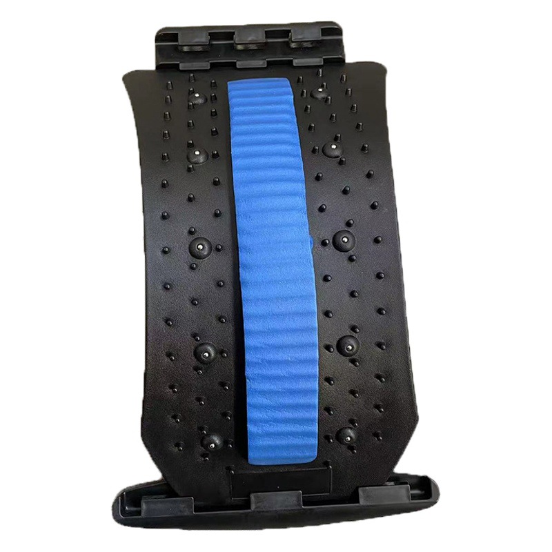 Lumbar vertebra soothing device lumbar traction stretcher spine correction back massage artifact spine support exercise equipment