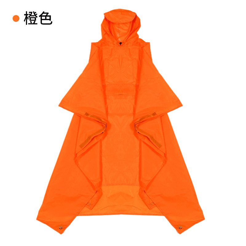 Picture of Three-in-one raincoat backpack outdoor mountaineering hiking conjoined poncho unisex multifunctional ultra-light foreign trade cross-border