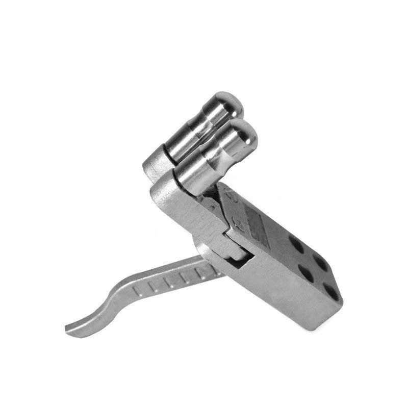 Picture of Alloy spreader egg clip 304 stainless steel release two-axis automatic return steel ball rebound spreader slingshot