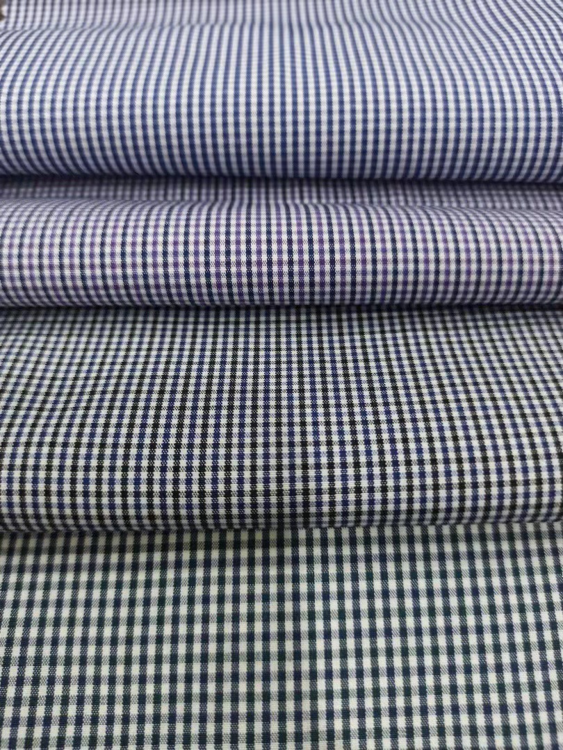 Spring and Summer Shirts Plaid Cloth, Striped Plaid Shirts Cloth British Casual Spring and Summer Shirts Are Light and Breathable
