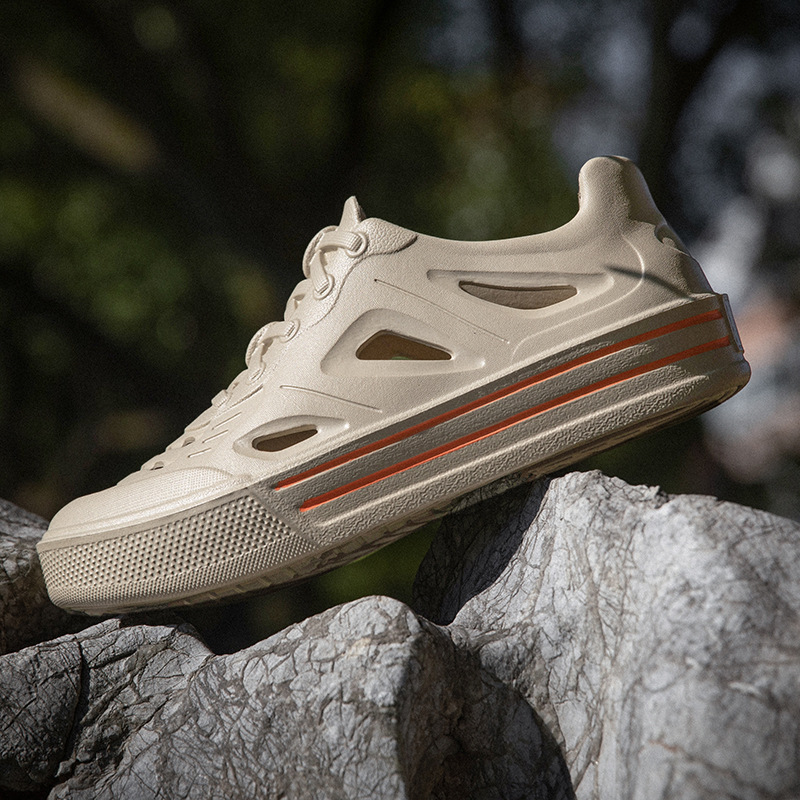 Men's Cave Shoes 2025 New Summer Outer Wear Hollow Beach Shoes Breathable sneaker Couple Women's Shoes for Foreign Trade