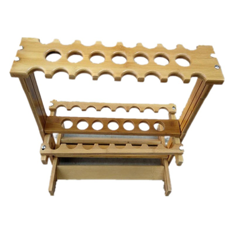 Factory wholesale 47 bamboo fishing rod display rack copy net display rack bamboo fishing rod bracket fish rod rack