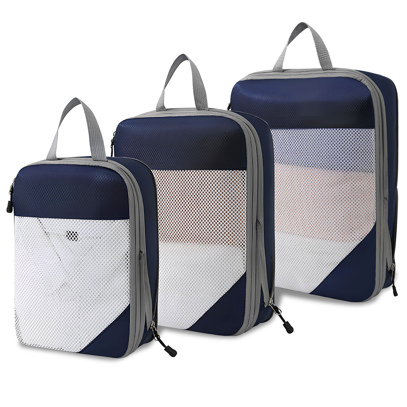 Picture of Travel Compression Storage Bag Four-Piece Set Amazon Popular Clothing Organizer Suitcase Clothing Storage Bag Set