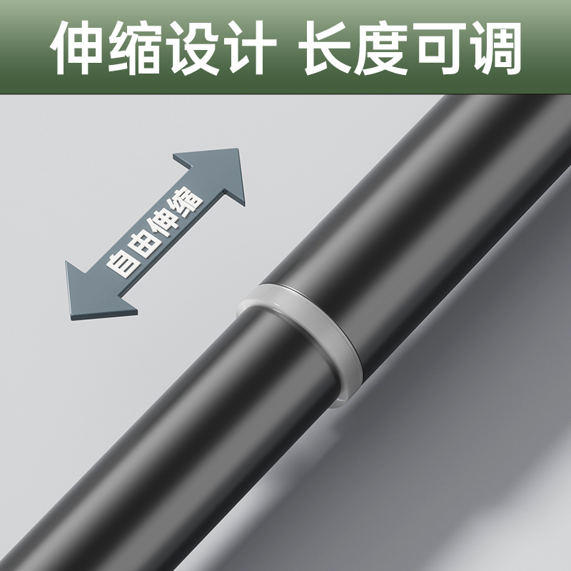 Picture of Cross-border e-commerce shower curtain rod punch-free split splicing telescopic rod clothes drying Rod detachable curtain rod clothes hanging rod