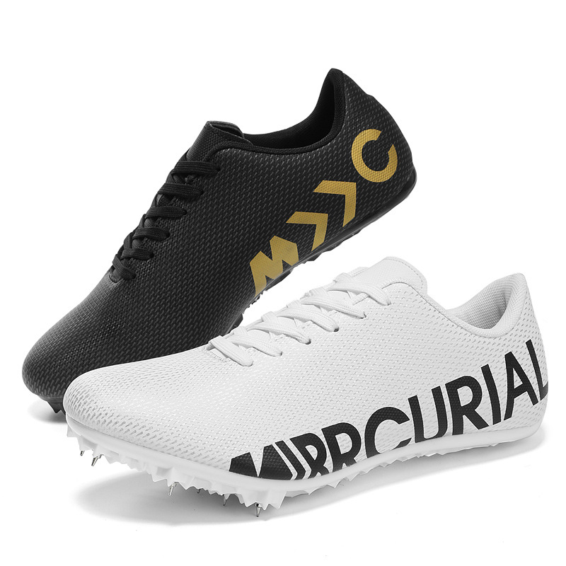 One-piece delivery 2019 new 8 nail Mandarin duck nail shoes track and field Sprint Men's nail shoes women's sports training shoes