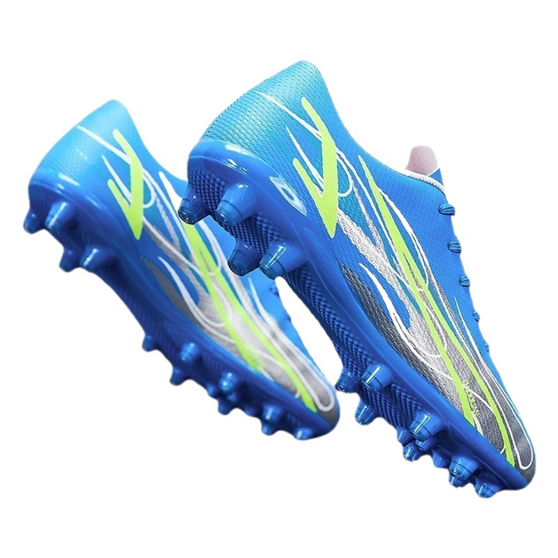 Cross-Border football shoes boys and teenagers campus competition sports training broken nails middle and big Children students sneaker wholesale