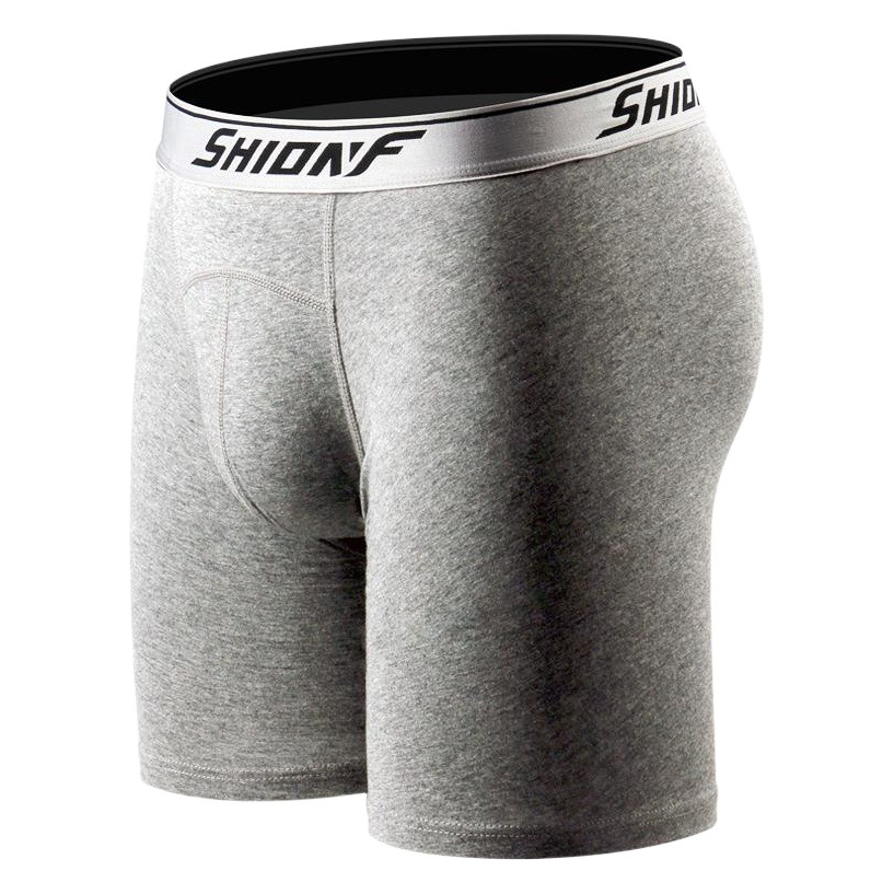 Chunfeng Men's Sports Underwear Men's Boxer Cotton Breathable Running Fitness Extended Anti-wear Leg Anti-curling Large Size Trousers