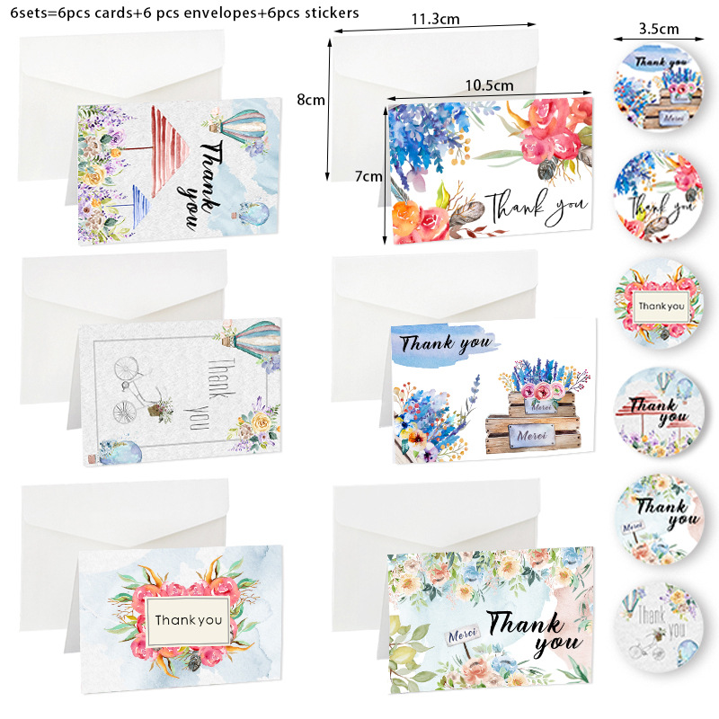 Picture of Holiday greeting card Christmas New Year Amazon THANK YOU card envelope sticker set
