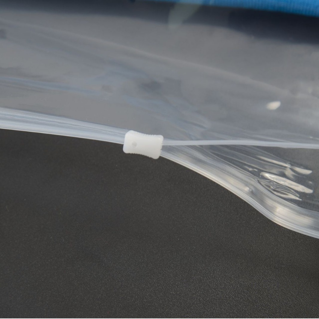 Picture of Spot PE clothing packaging bag T-shirt shirt zipper bag a large number of clothing down jacket packaging bag wholesale