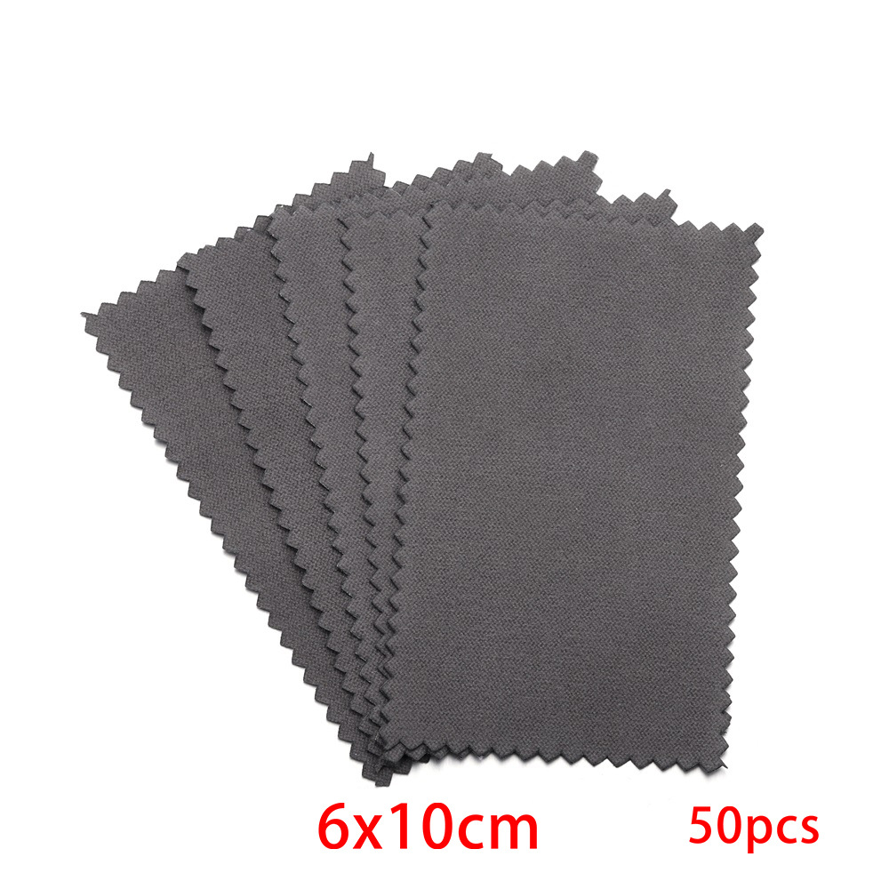 Picture of Jewelry Maintenance Square Marble Pattern Silver Wipe Double-sided Mirror Wipe Cloth Silver Gauze Suede Bright Silver Cloth