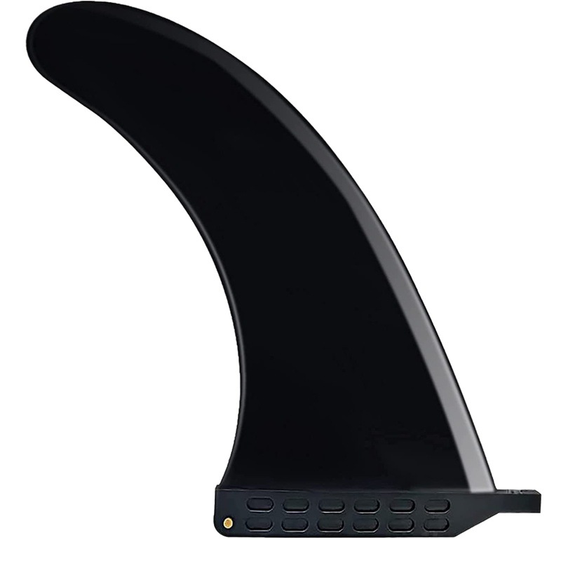 Cross-border SUP paddle board tail fin surfboard fin 6.5-10 inch nylon plus fiber single fin long plate center tail rudder