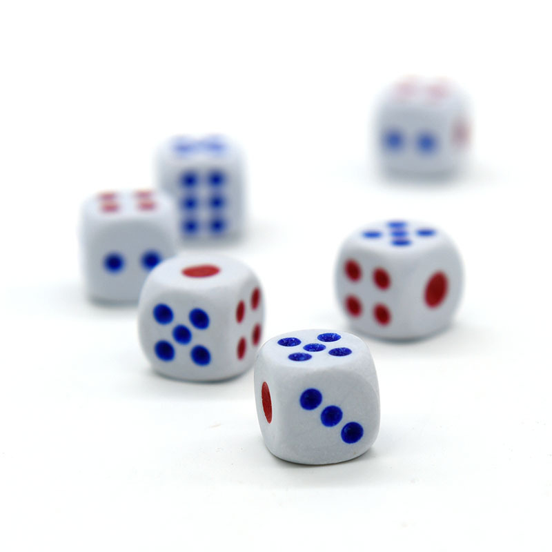 Picture of 12mm sieve dice dice No. 12 rounded dice digital plastic Dice Bar KTV dice price