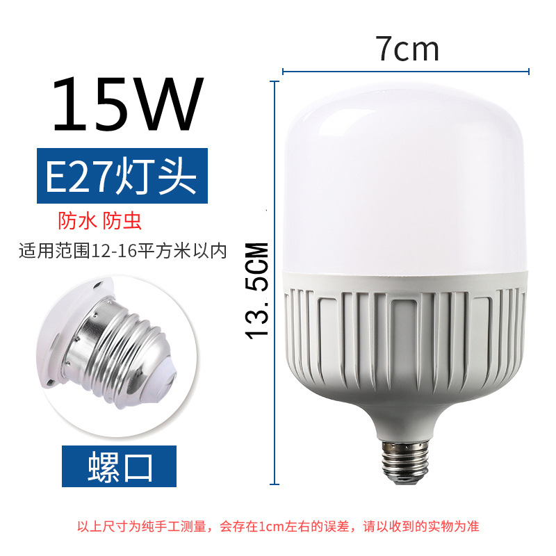 Picture of Gao Fushuai LED bulb E27 screw energy-saving lamp three-proof bulb household factory lighting super bright wholesale corn lamp