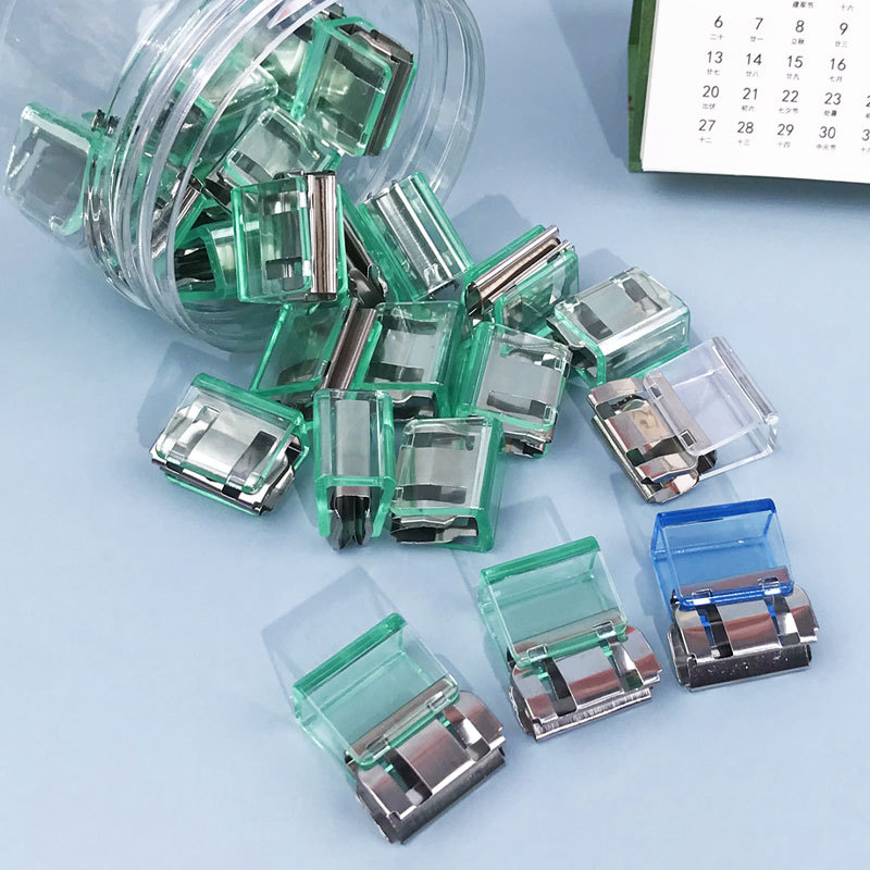 Picture of Push clip Iron Hand account clip creative student hand account clip test paper file storage push clip transparent clip