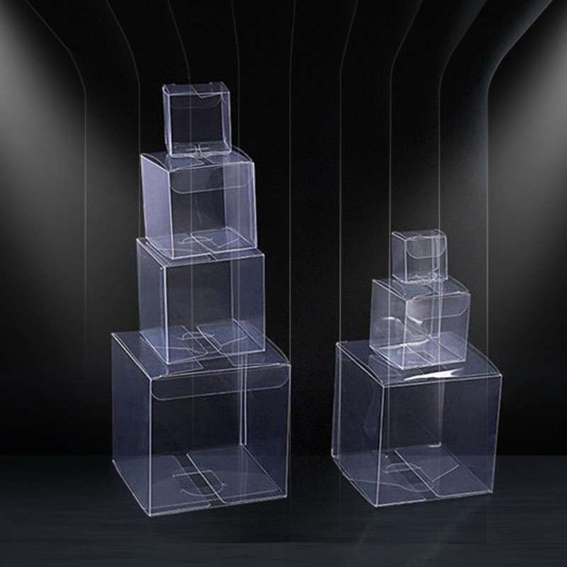 Factory Wholesale PVC Square Clear Gift Party Candy Plastic Packaging Box