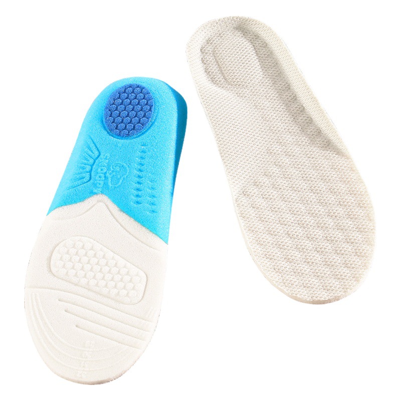 Children's Foot Feeling Insole Children's Special Breathable Sweat Absorbing Deodorant for Boys and Girls Baby Sports Shock Absorbing Can be Cut