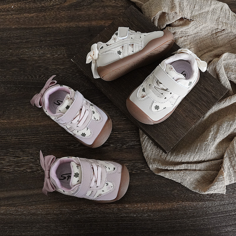 [16--25 size] baby girl toddler shoes autumn new soft-soled children's baby shoes 1-2--3 years old casual shoes
