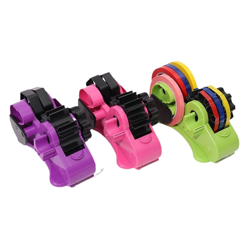 Cross-border multi-functional tape holder packaging tape cutter packaging box sealer manual tape segmented stationery machine