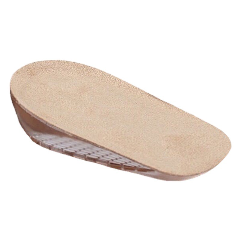 Invisible insole women's invisible Martin boots silicone artifact short soft bottom comfortable half size heightening pad