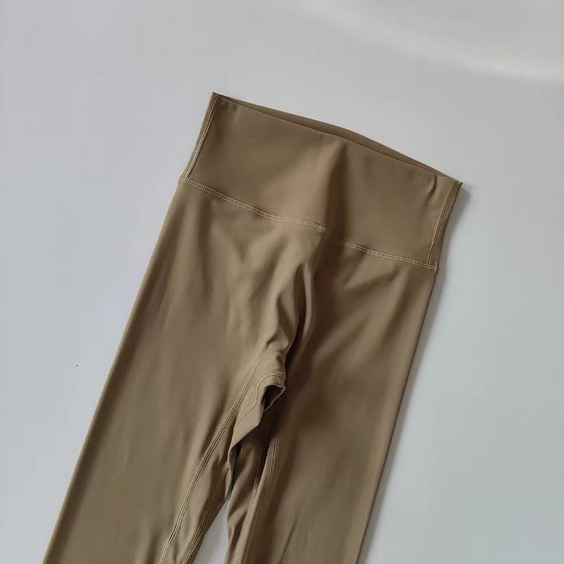 Picture of No Embarrassment Line Yoga Trousers Naked High Waist Sports Tights Quick-drying Breathable Running Fitness Training Leggings