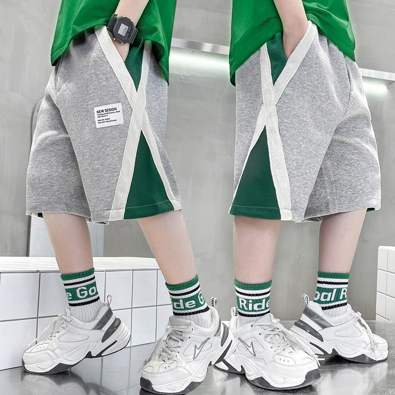 Picture of Summer New Boys' Shorts Children's Pants Loose Thin Little Boy's Summer Pants Five-point Pants Knitted Handsome