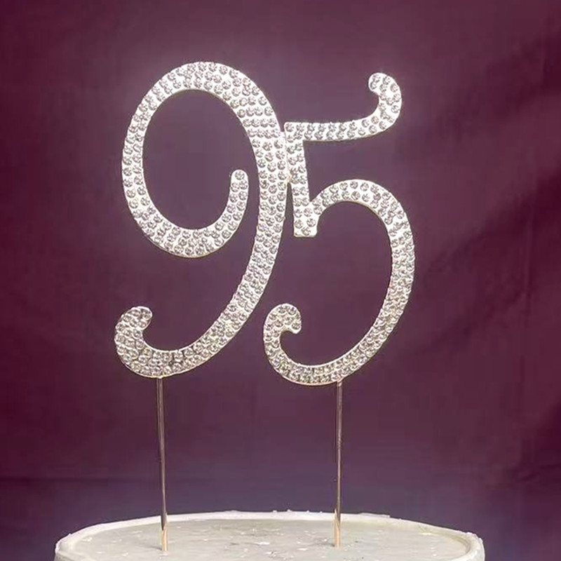 Picture of Wedding cake insert card foreign trade best selling wedding cake accessories large number 50 60 70 90
