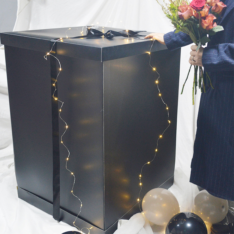 Oversized Xizang surprise box gift box Qixi confession balloon box company annual meeting birthday party gift box