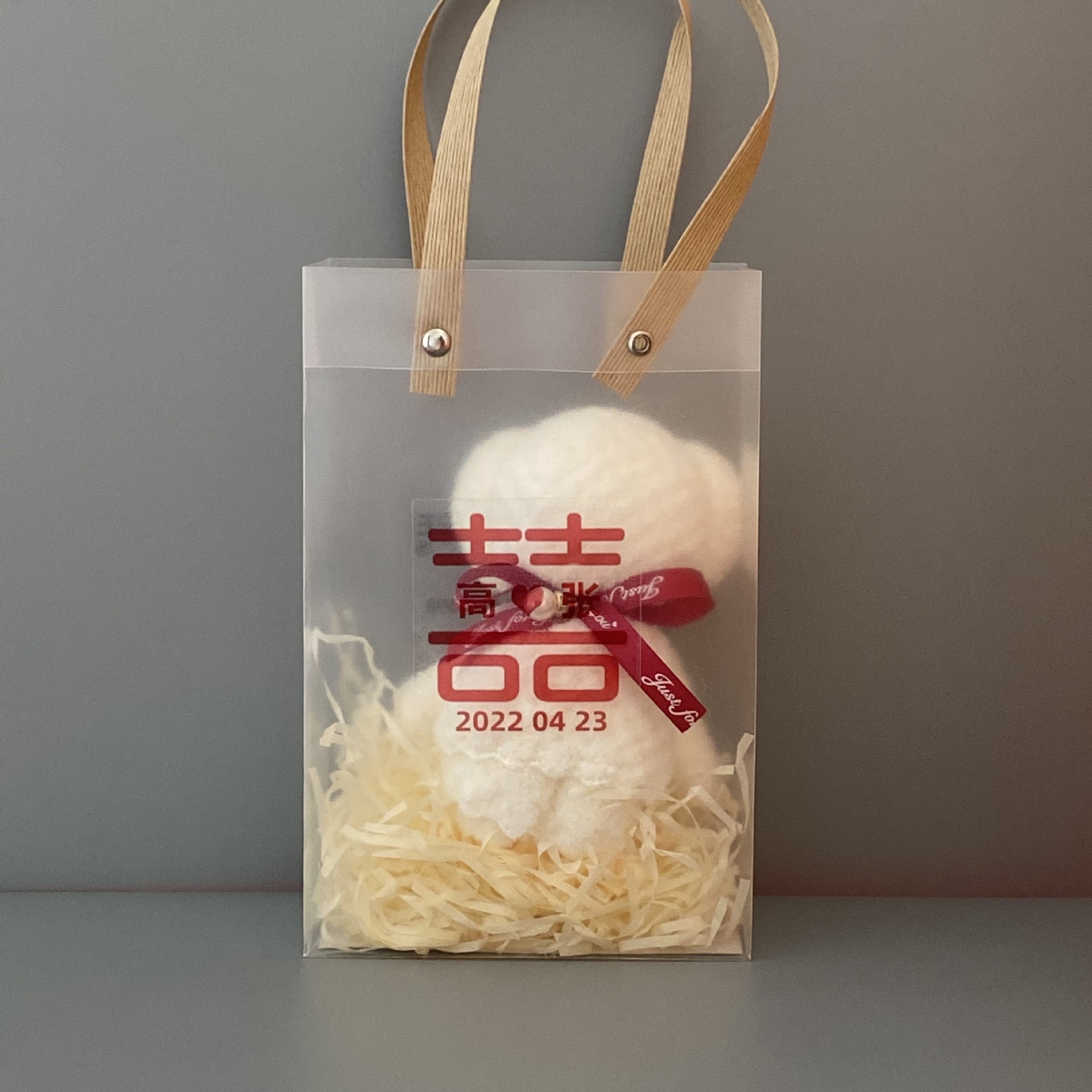 Picture of Coral Fleece Cute Bear Square Bridesmaid Best Man Accompanying Gift Opening Ceremony Shop Gift Pineapple Small Towel