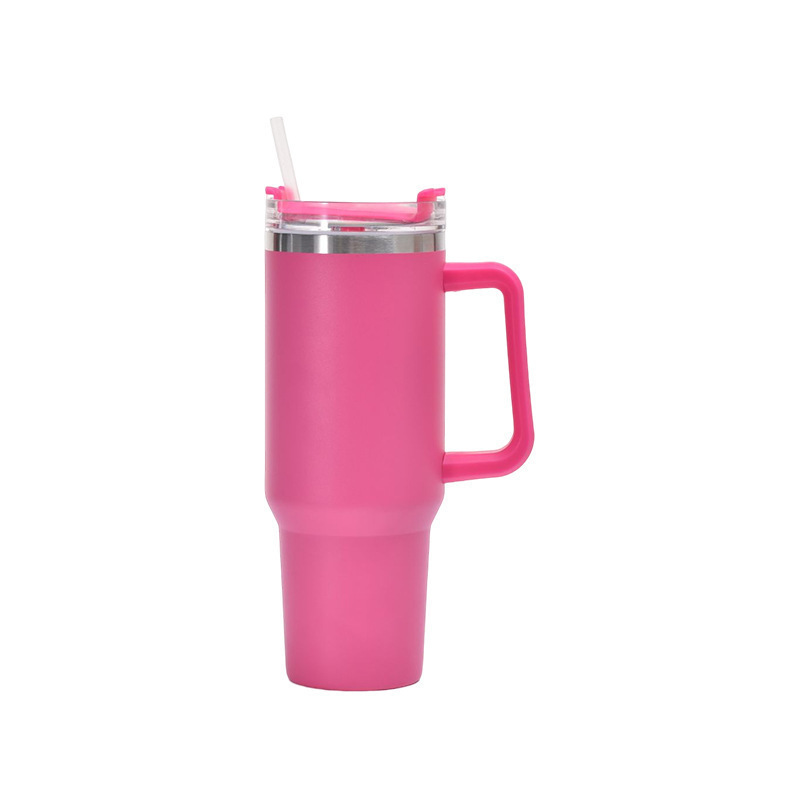 Picture of Cross-border 40oz generation second generation car cup 304 stainless steel handle thermos cup large capacity straw ice cup