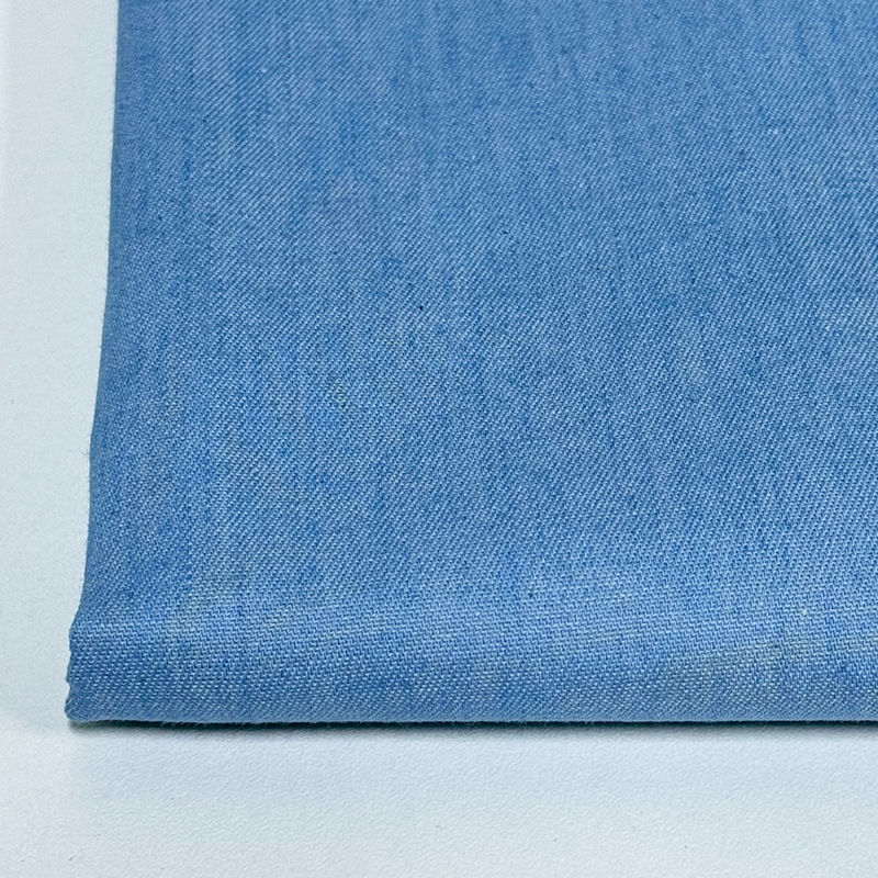 Picture of in stock Cotton Plain Non-Ellitic 32x 32 Denim Fabric Washed Cotton Garment Handbag Shoes Hat Denim Fabric