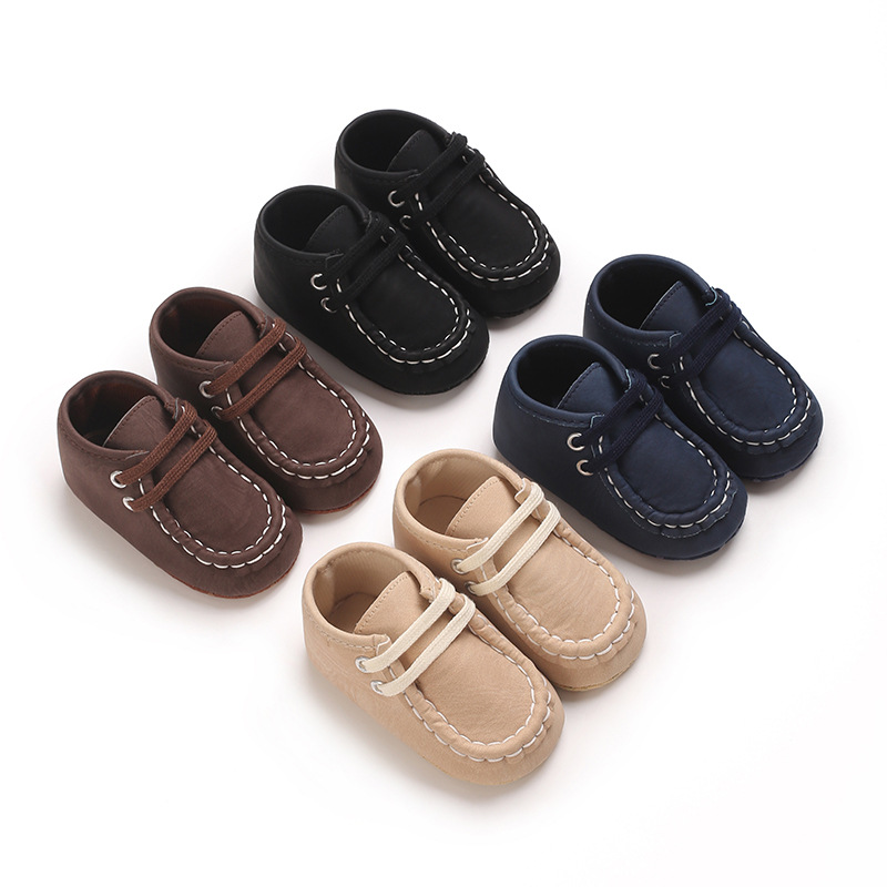 Spring and Autumn 0-1 Year Old Male and Female Baby Soft Bottom Shoes 3-6-12 Months Baby Toddler Shoes