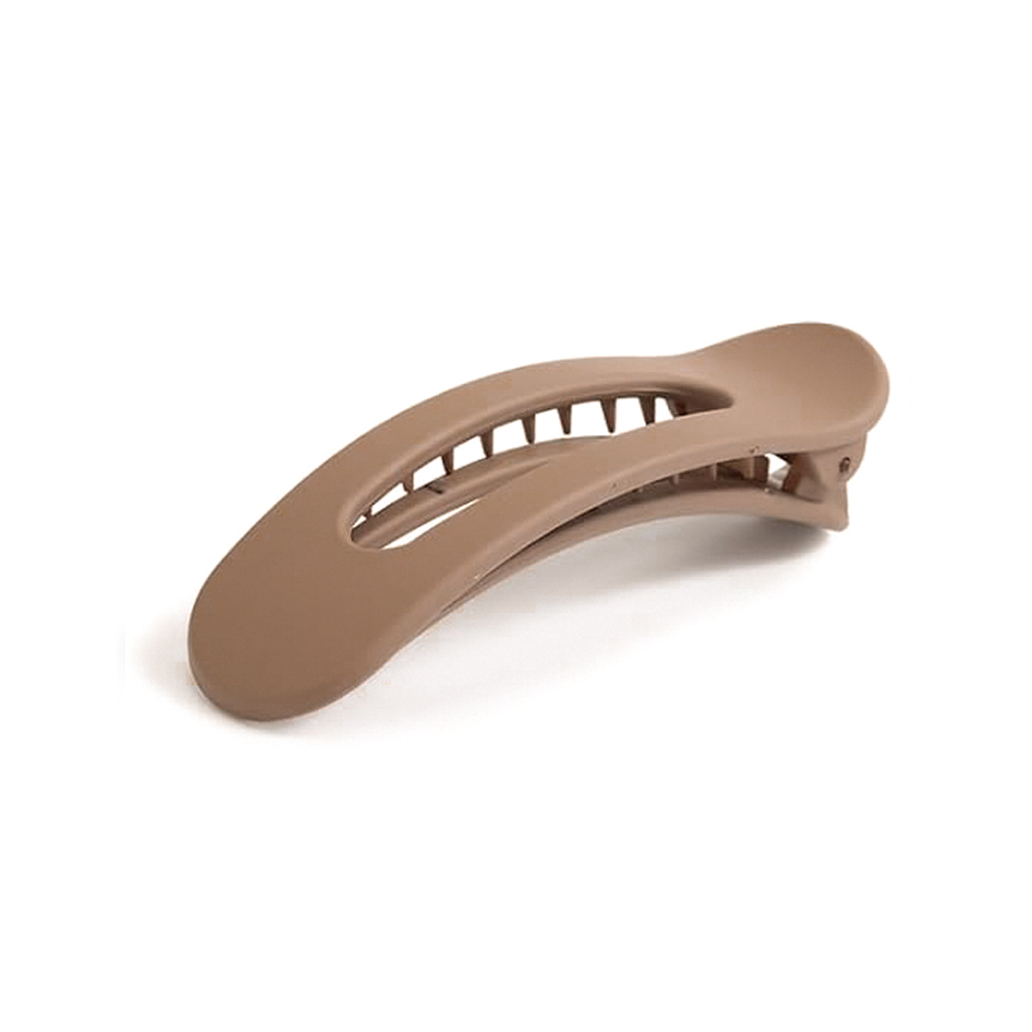 Picture of Cross-Border Large Flat Duckbill Clip Oval Hair Claw Clip European and American Fashion Back of the Head Claw Clip French Matte Hair Accessory