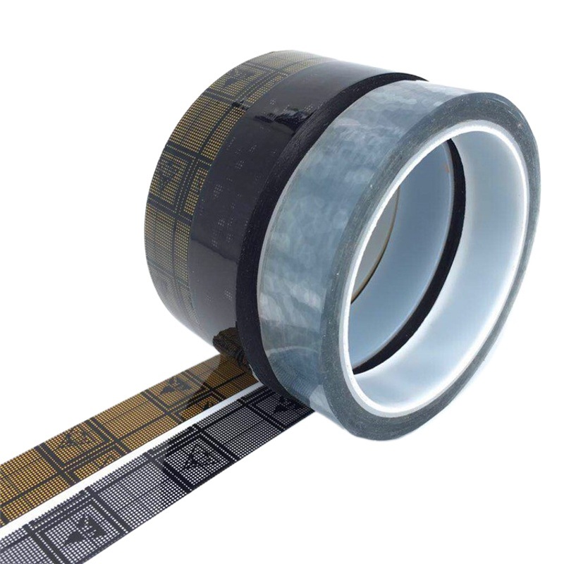 Wholesale ESD anti-static tape transparent yellow black mesh anti-static tape anti-plaid OPP sealing box