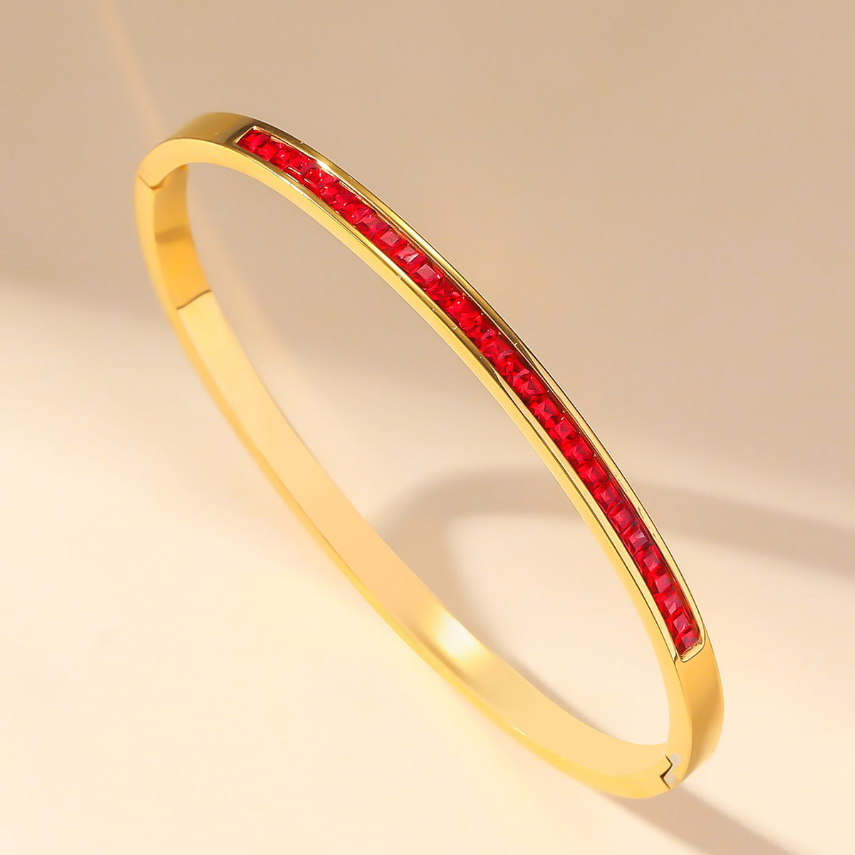 Picture of Titanium steel bracelet female cross-border wind star stainless steel bracelet female niche design row drill temperament fresh bracelet
