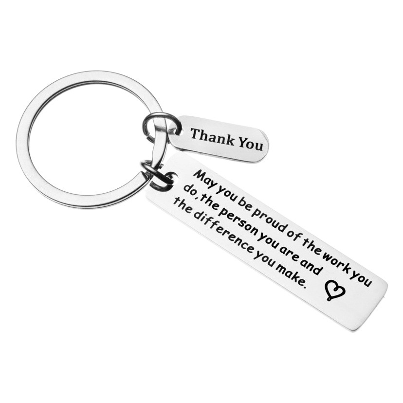 May You Be Proud of the Work Colleague Gift Office Stainless Steel Keychain