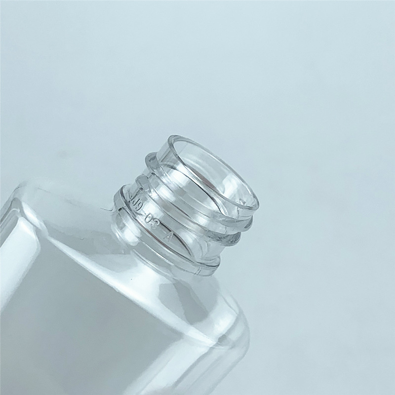 Picture of pet pointed mouth flat bottle pigment ink filling bottle 60ml100ml250ml500ml electric hair water cap bottle