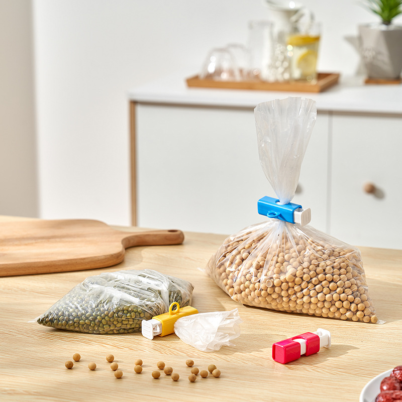 KM. Colorful Simple Press Spring Sealing Clip Toast Bag Fresh-keeping Bag Sealing Clip Bread Bag Sealing Clip