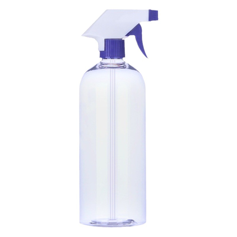 850ml Spray Kettle Large Capacity Spray Kettle PET Bottle Hand Button Spray Bottle Fine Mist Glass Water Cleaner Transparent Bottle