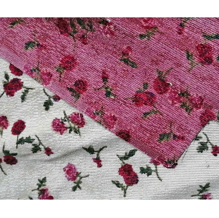 Rose Corduroy Floral Korean Style Waist Loose Dress Women's Printed Cloth Floral Bag Women's Handbag Cloth