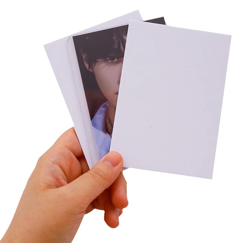 Picture of A7 Cardboard White Card Postcard Special Ins Small Paper Card 1.5 mm Protective Packaging White Thick Cardboard