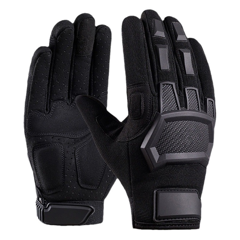 Cross-border Tactical Full Finger Gloves Touch Screen Training Combat Anti-slip Riding Men's Outdoor Protective Sports Gloves Long Finger