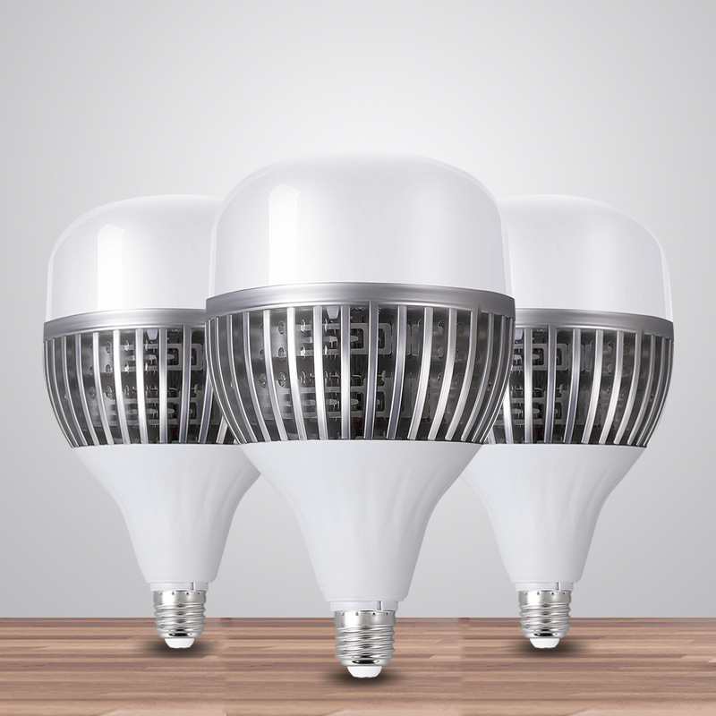 Wholesale led bulb high-power bulb lamp manufacturers supermarket warehouse constant current super bright lighting E27 screw energy-saving lamp