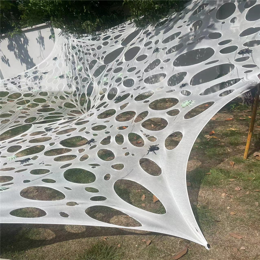 Amazon Halloween cross-border e-commerce Halloween spider web yarn ghost festival broken spider web cloth