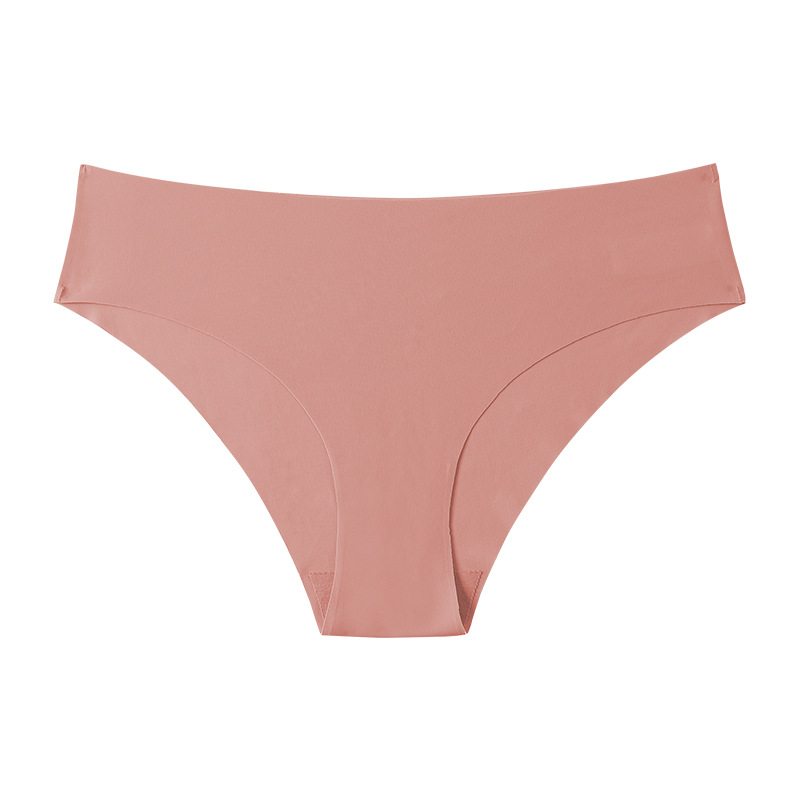 Picture of Cross-Border Seamless Ice Silk One-Piece Girls' Underwear European and American Large Size Pure Cotton Crotch Breathable Women's Briefs Wholesale