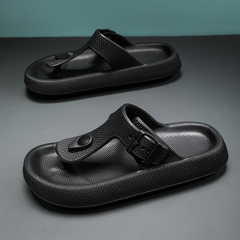 Picture of Factory Summer Men's Slippers Couple's Thick Bottom Men's Trendy Soft Out-of-Home Trendy Cross-Border Foreign Trade