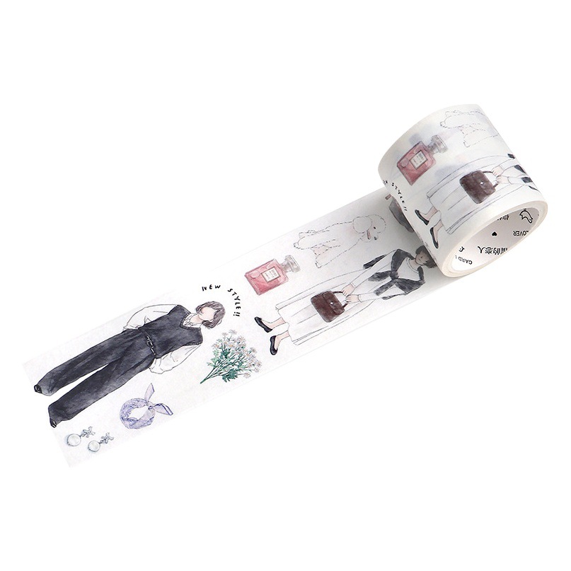 Letter lovers and paper tape today wear hand-matching account series salt cute daily wear diy hand-matching