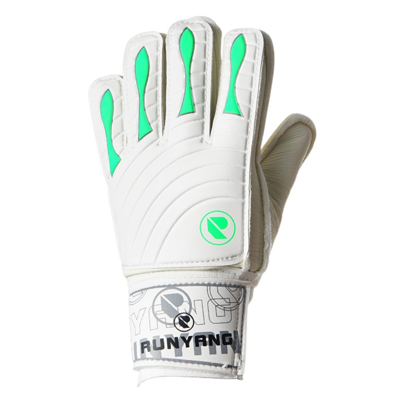 Football goalkeeper gloves goalkeeper adult children professional Primary School student finger guard equipment non-slip training wear-resistant gloves