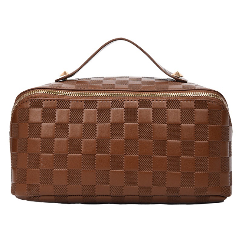 Korean Style Large Capacity Fashion Cosmetic Bag Women's Portable Handbag Travel Cosmetic Storage Bag Items Organizer Bag