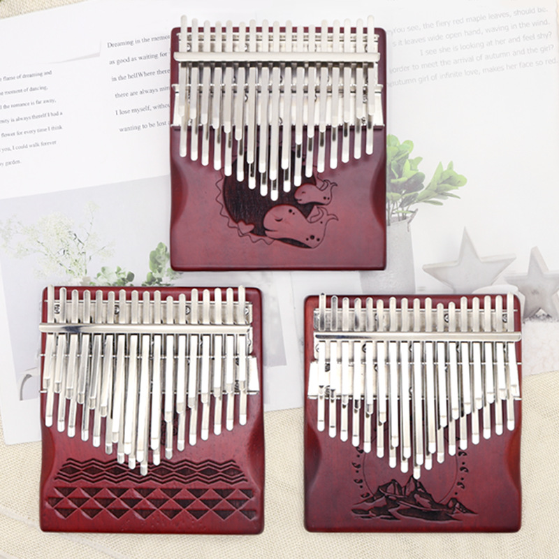 34-tone thumb fiddle retro plate kalimba kalimba finger fiddle easy-to-learn portable female musical instrument