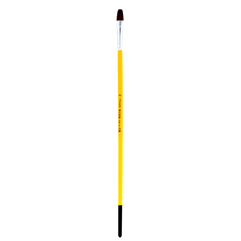 Picture of Wolf brush oil brush 6 sets of watercolor acrylic flat brush art painting tools gouache paint brush